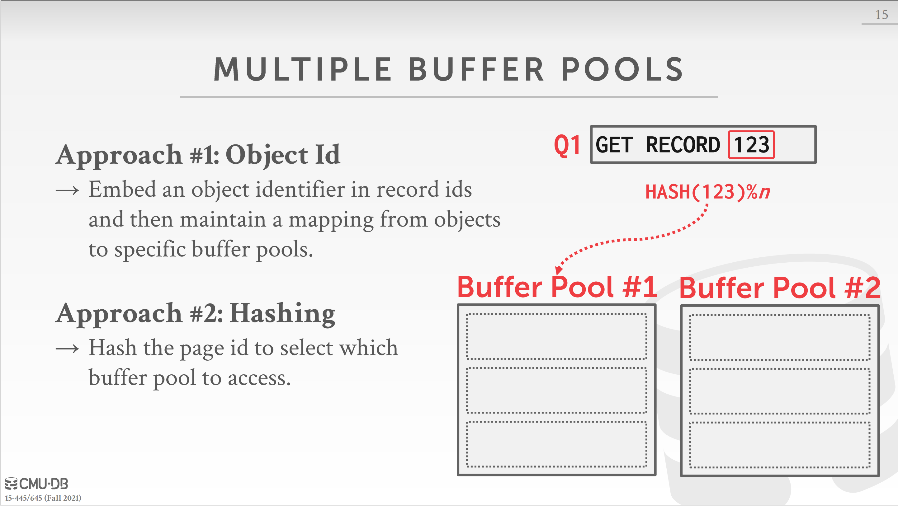 multiple buffer pools